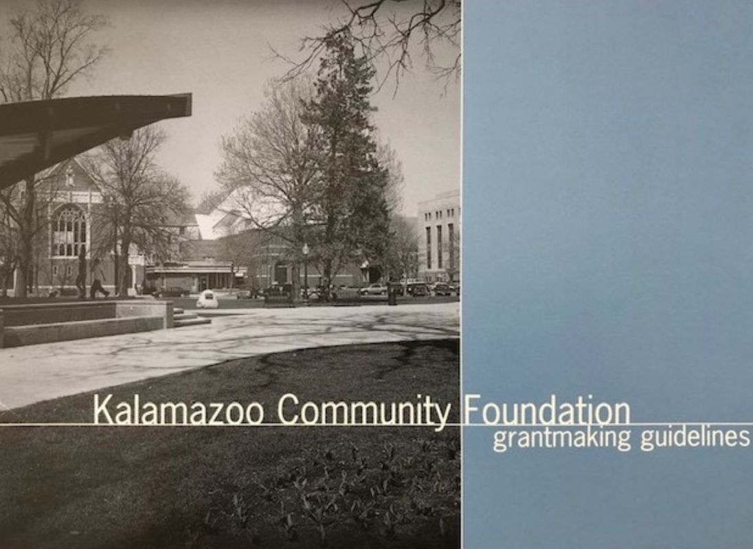 2000 - Placeholder The new name: Kalamazoo Community Foundation.