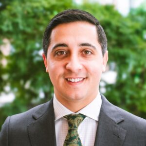 Matt Babbitt happy headshot in downtown Kalamazoo