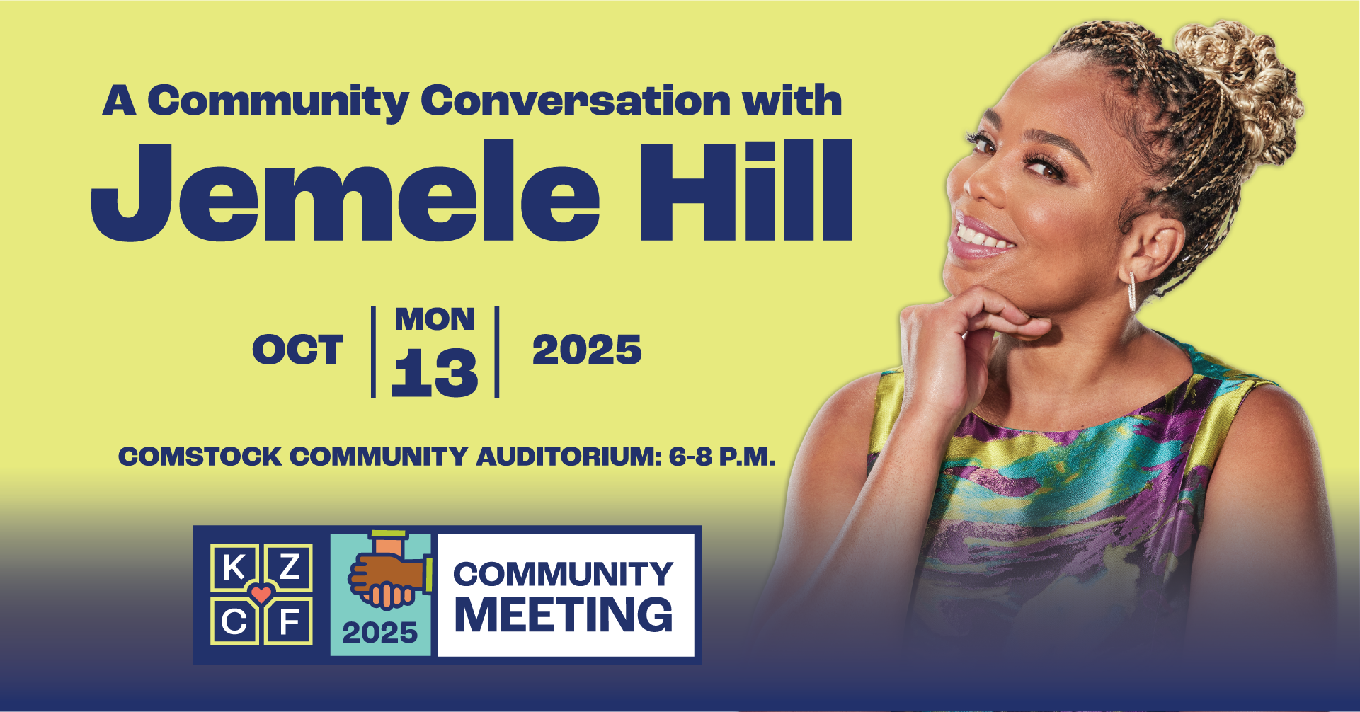 Community Meeting Invitation - A Community Conversation with Jemele Hill