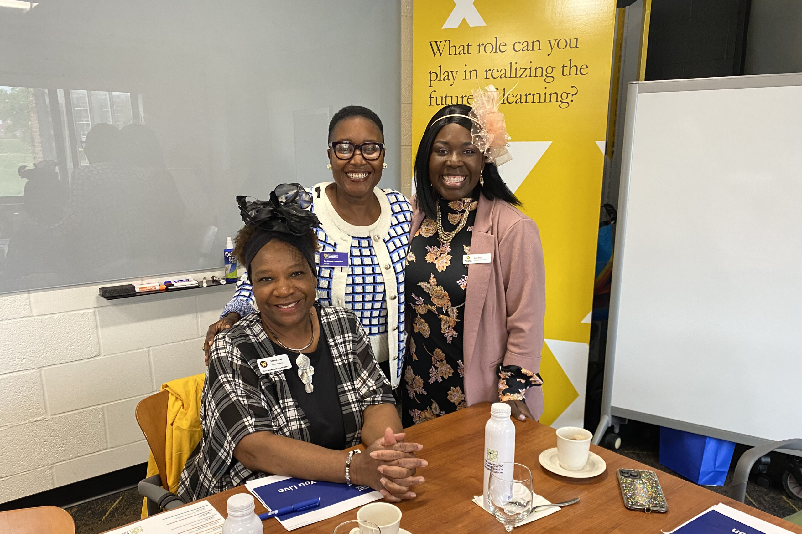 KZCF President/CEO, Dr. Grace Lubwama, at a donor conversation on WMU's campus