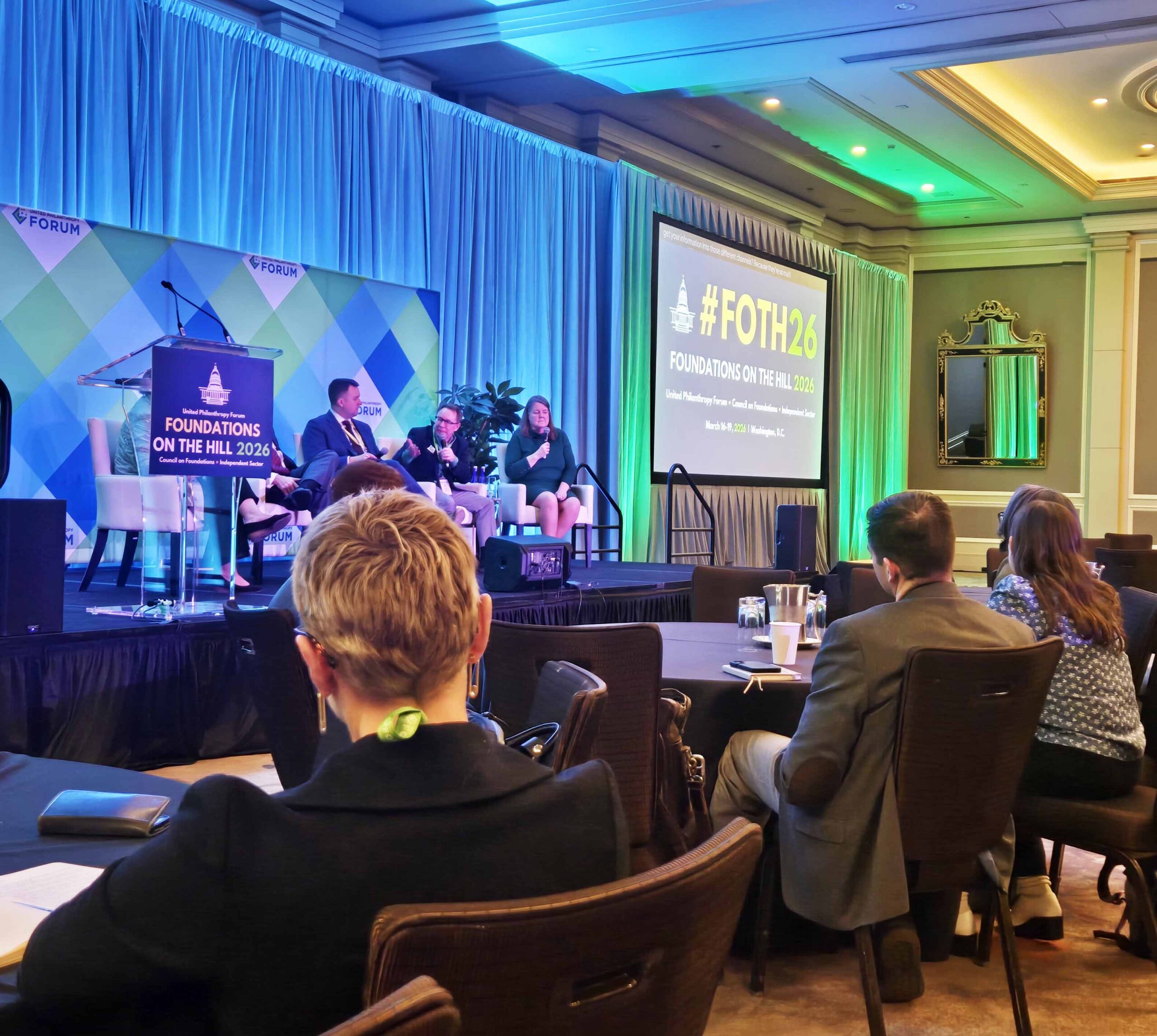 Foundations on the Hill panel discussion from audience's perspective