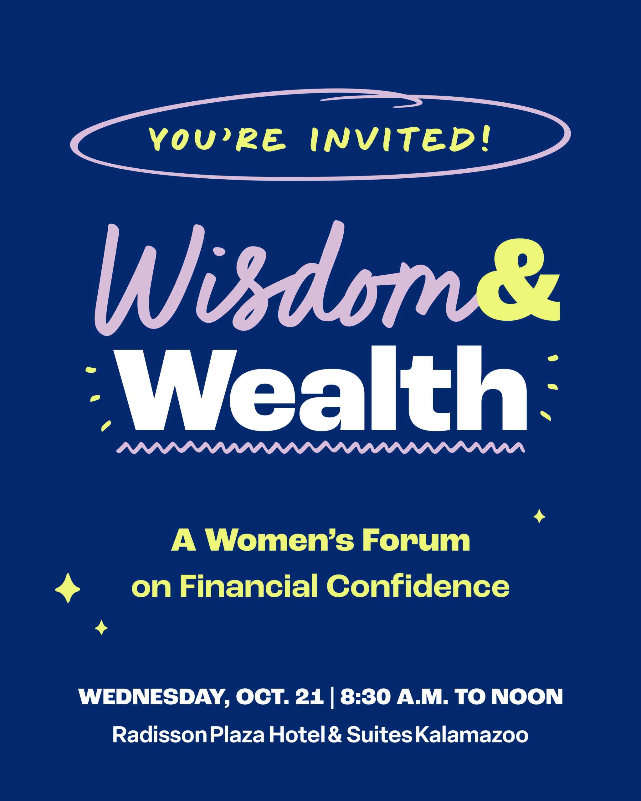 You're Invited! Wisdom & Wealth: A Women's Forum on Financial Confidence